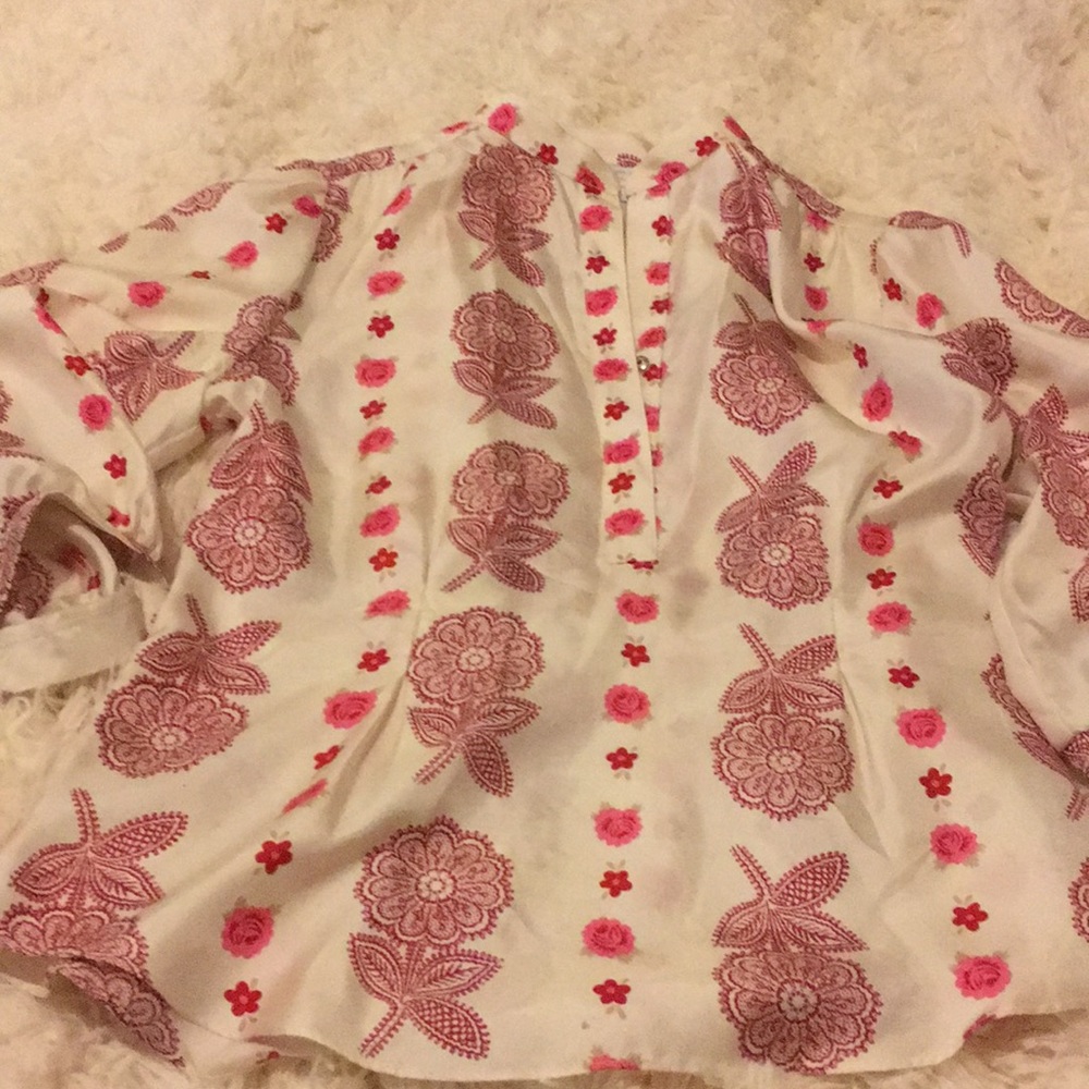 Anthropologie Sunner Silk Blouse